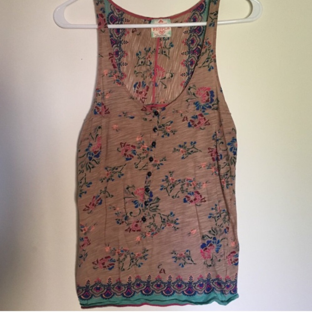 Free People bohemian tank top